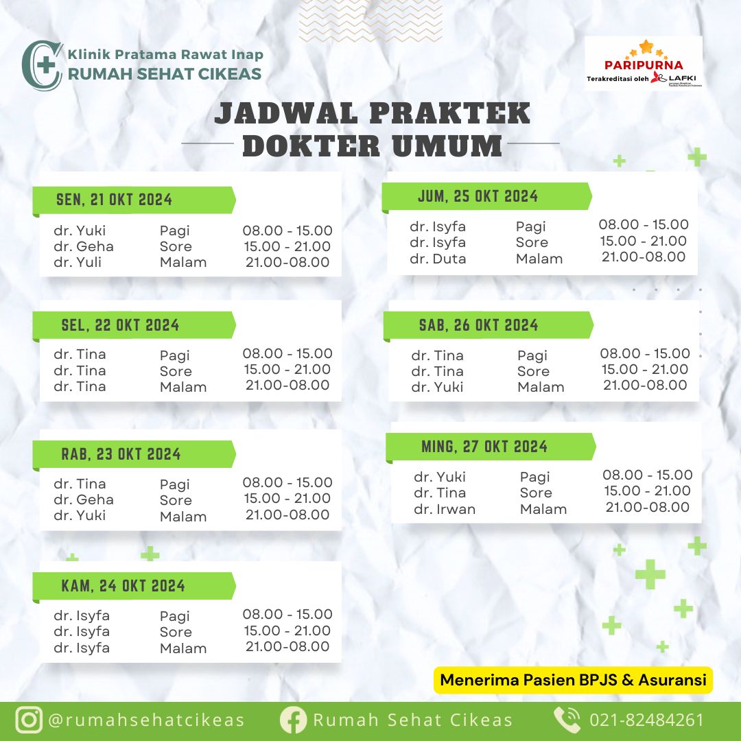 Dokter RUMAH SEHAT CIKEAS
